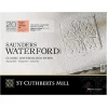 Saunders Waterford High White hellimt akvarellblokk GS, HP – 41×31 cm, 20 ark, 300 g/m²