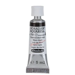 Schmincke Horadam akvarellmaling 5 ml – Mars black 791