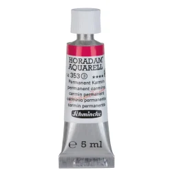 Schmincke Horadam akvarellmaling 5 ml – Madder red dark 354