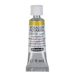 Schmincke Horadam akvarellmaling 5 ml – Transparent green gold 537