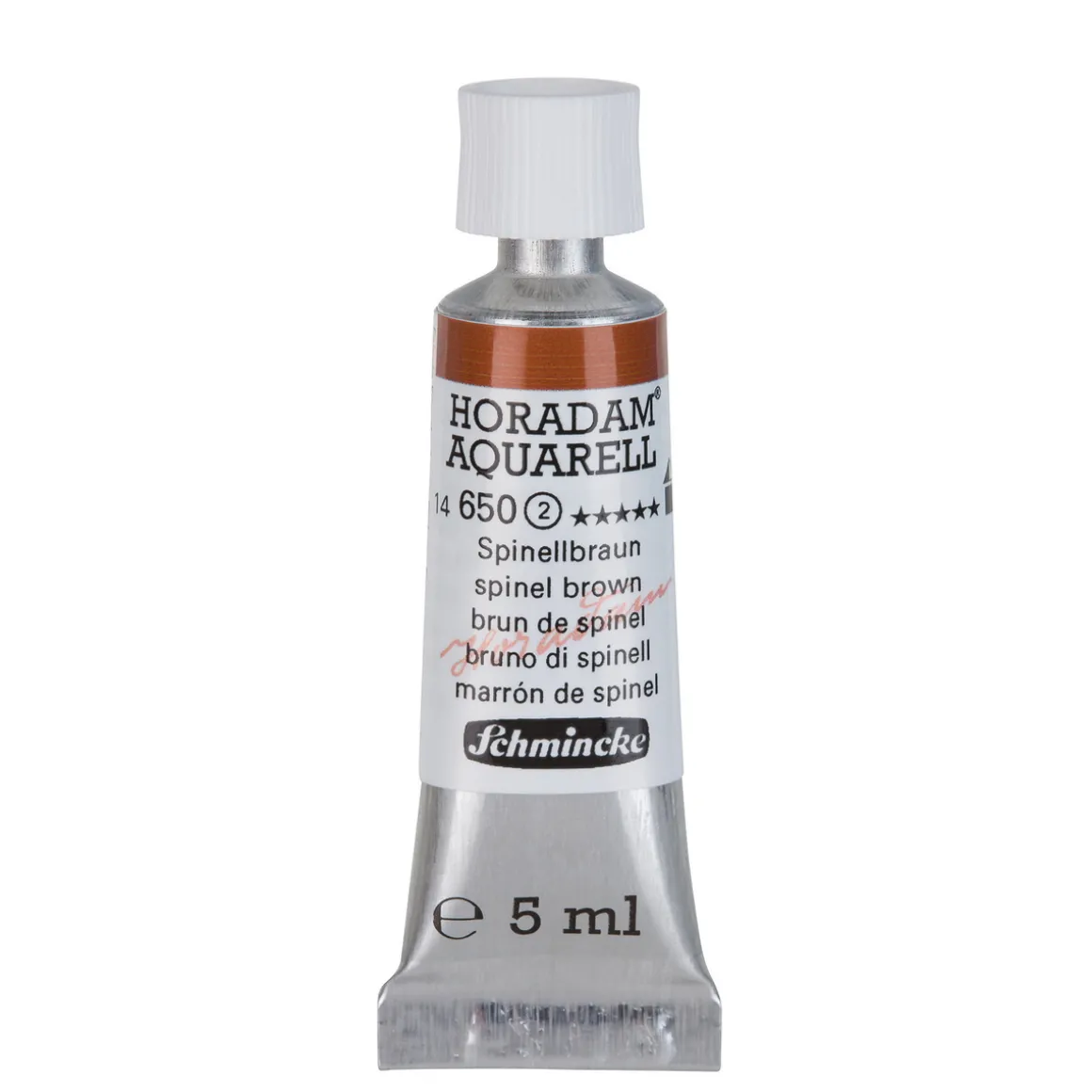 Schmincke Horadam akvarellmaling 5 ml – Spinel brown 650