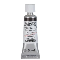 Schmincke Horadam akvarellmaling 5 ml – Lamp black 781