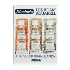 Schmincke Horadam Supergranulation akvarellmaling – 3×5 ml Urban Colours