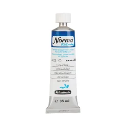 Schmincke Norma Blue vannløselig oljemaling 35 ml Azure blue 21422
