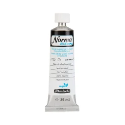 Schmincke Norma Blue vannløselig oljemaling 35 ml Neutral black 21700