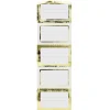 Selvklebende etiketter rammer i gull metallic 100 stk. Hver etikett er 58×36 mm