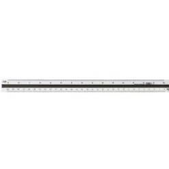 Skalalinjal 30 cm – 1:20, 1:25, 1:50, 1:75, 1:100, 1:125