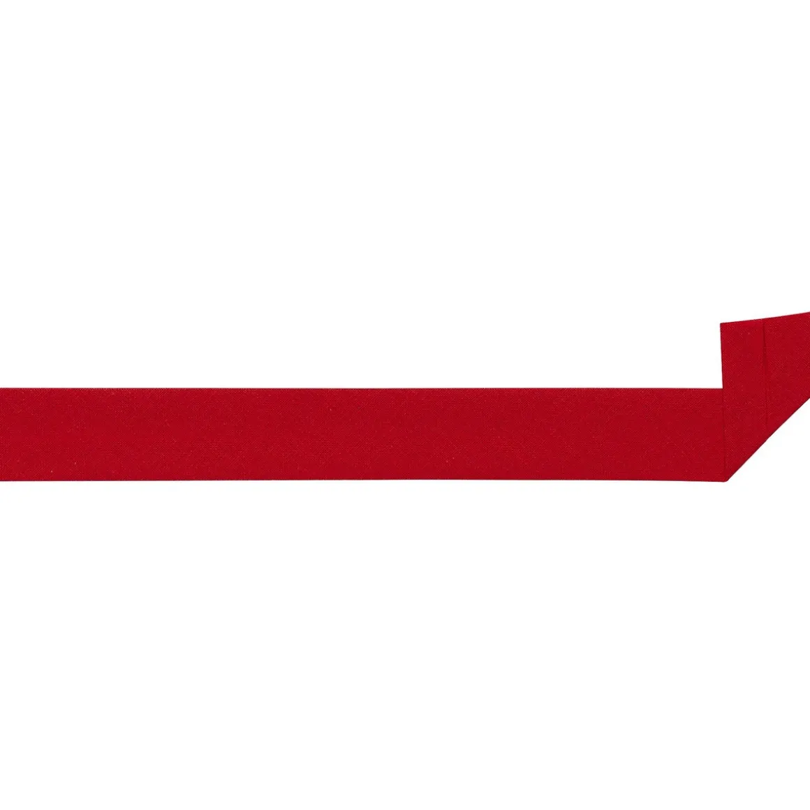 Skråbånd bomull Rødt 20 mm