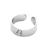 Sølvfarget ringskrog Ø20 mm med feste for charms, 1 stk.