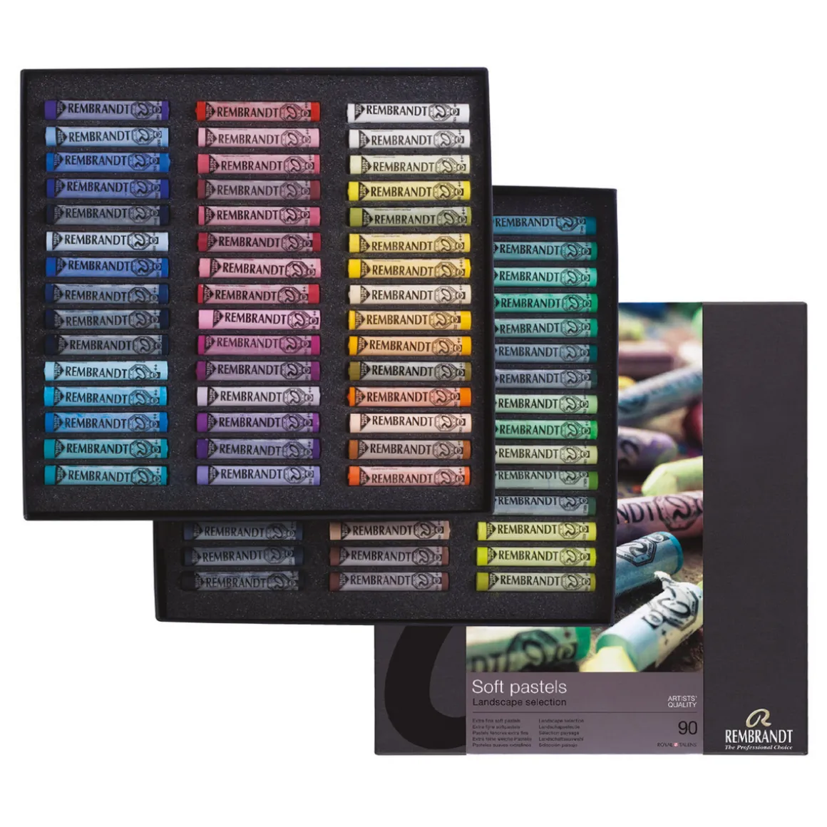 Soft Pastel 90st Sett Landskap