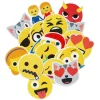 Stickers med smilefjes og emojier – ca. 50 morsomme klistremerker