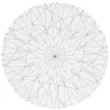 Stort rundt lerret med trykt motiv – diamantmønster, diameter 51 cm