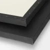 Svart 3,7 cm dypt lerret / maleduk – 20×20 cm