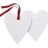 Tags Hjerter Hvite 24 stk