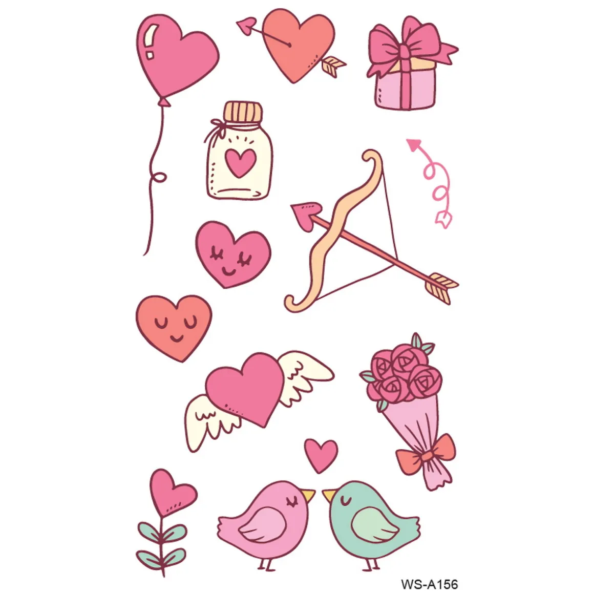 Tattoo Love Glitter