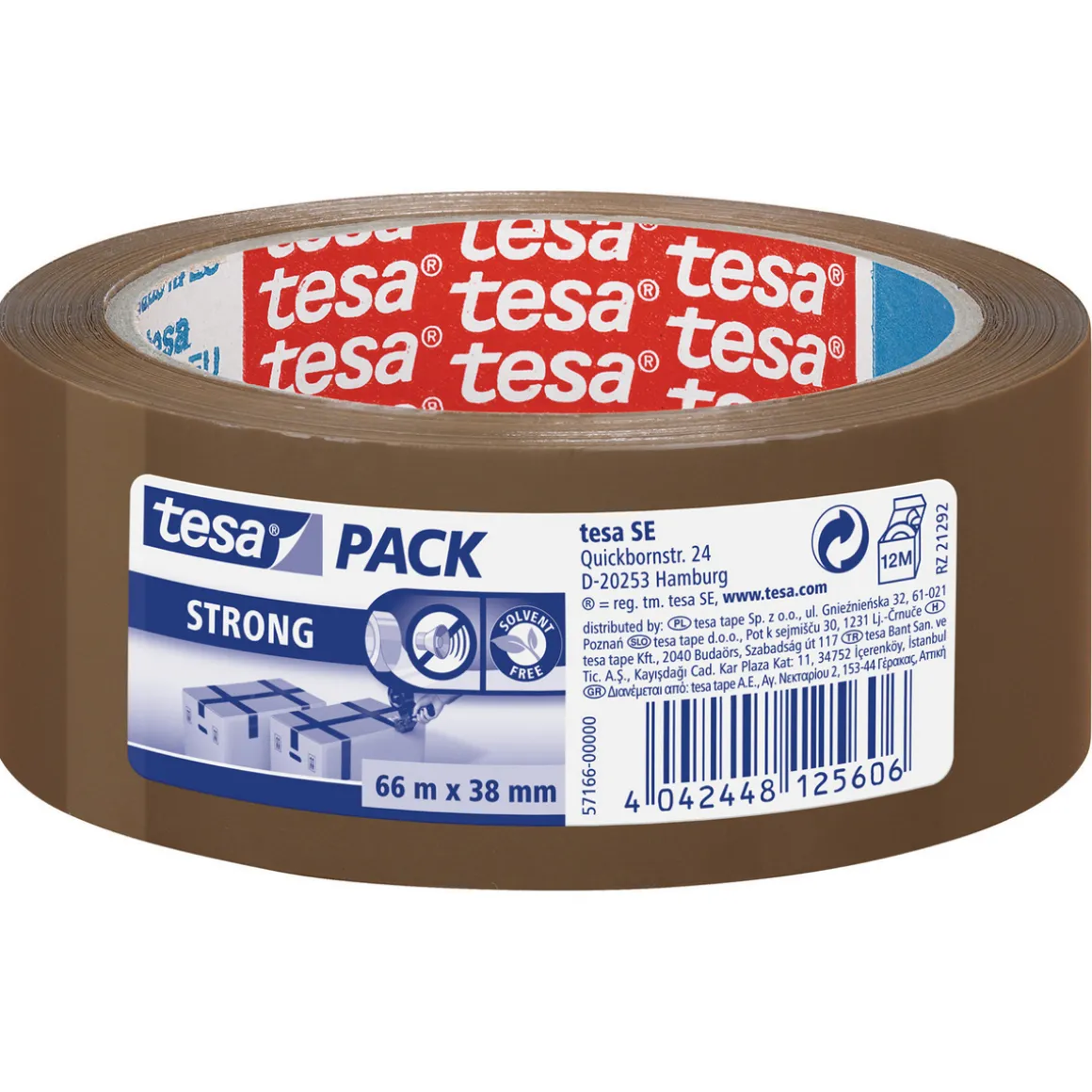 Tesa Pakketeip Brun 38mm