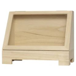 Titteskap av tre 34x19x7 cm