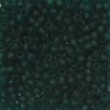 TOHO-perler runde 11/0 – matt grønnblå, 7BDF Transparent frosted teal