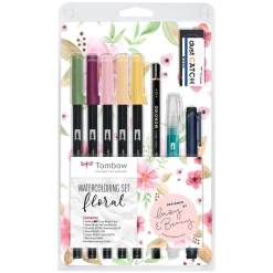 Tombow Watercoloring Floral