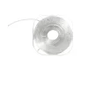 Transparent elastisk smykketråd Ø1 mm, 10 meter
