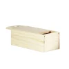 Treeske med skyvelokk, trekasse av fyrstikkeskemodell, 16×8×6 cm