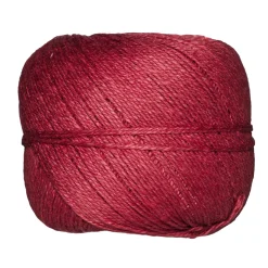 Treslått rød linsnor – 175 meter, diameter 1,8 mm
