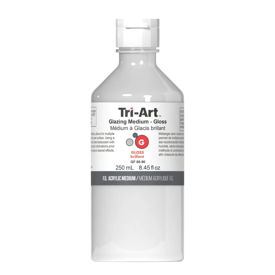 Tri-Art Glazing Medium Gloss 250 ml, laserende blankt medium for akrylmaling