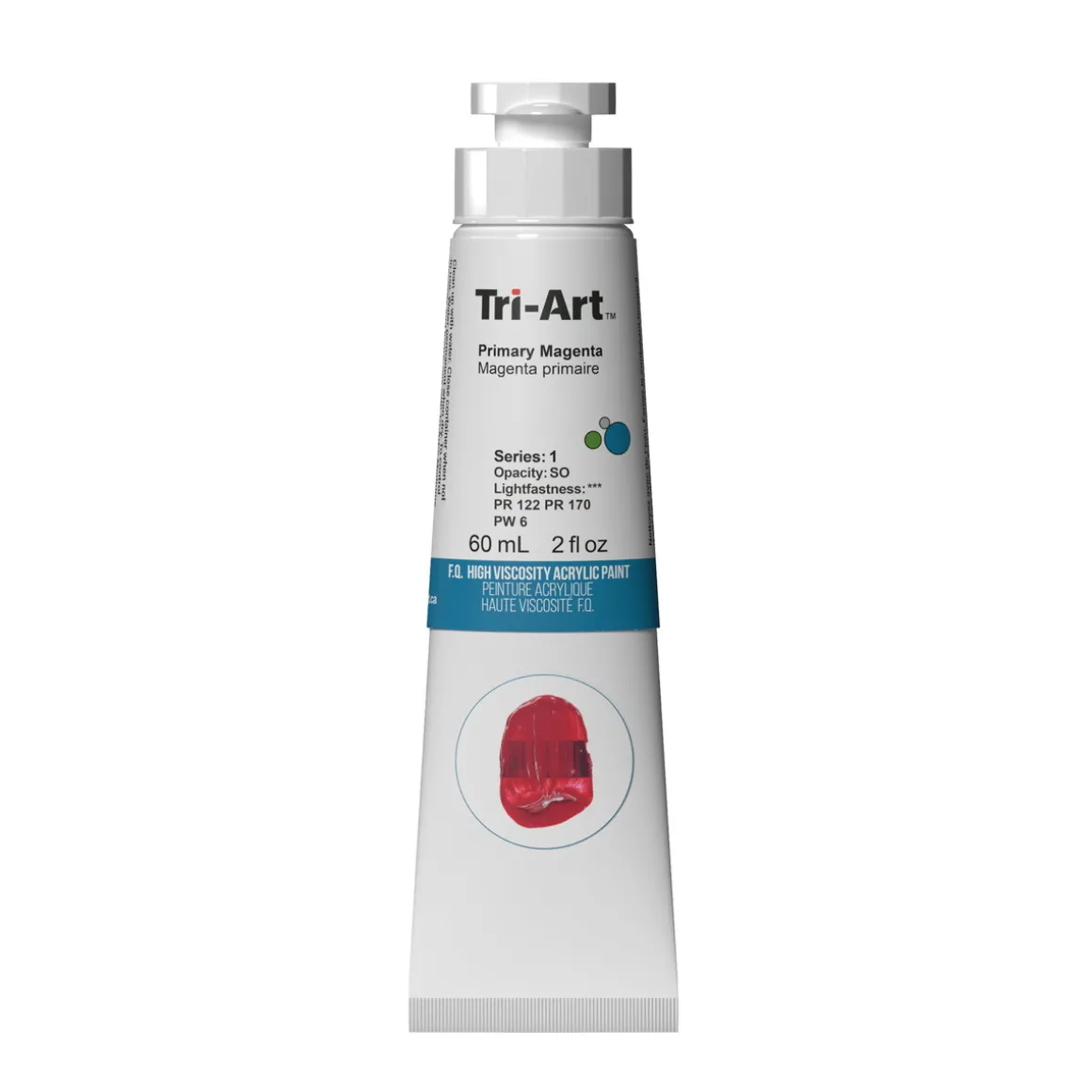 Tri-Art High Viscosity akrylmaling 60 ml Primary Yellow