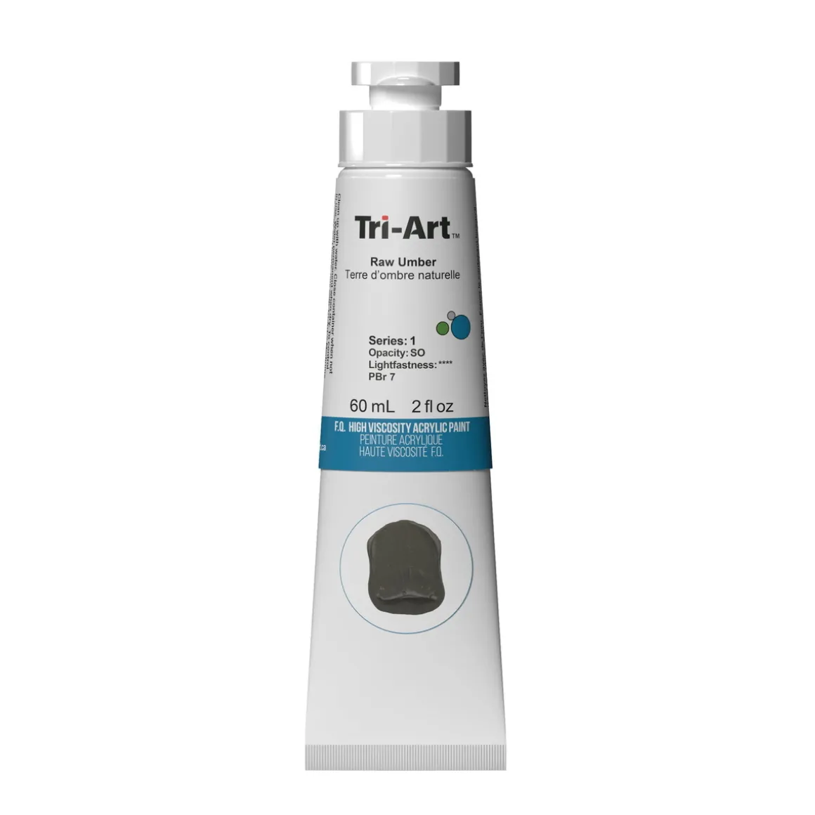 Tri-Art High Viscosity akrylmaling 60 ml Raw Umber