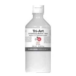 Tri-Art Medium UV Stabilizing Gloss 250 ml, blankt medium som beskytter akrylmaling mot UV-stråling