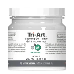 Tri-Art Modeling Gel, matt gelbasert modelleringspasta / strukturpasta, 250 ml