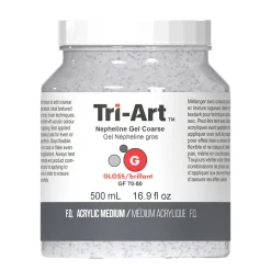 Tri-Art Nepheline Gel Coarse 500 ml, grovt granuleringsmiddel for akrylmaling