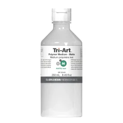 Tri-Art Polymer Medium Matte 250 ml, matt fortynningsmiddel for akrylmaling