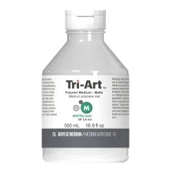 Tri-Art Polymer Medium Matte 500 ml, matt fortynningsmiddel for akrylmaling