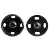 Trykknapp Sort 15 mm 4 stk