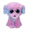 TY Beanie Boo Flora – den snille puddelen i søte farger! H. 15,5 cm