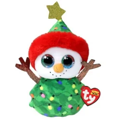 Ty Beanie Boos Garland 15,5 cm – en søt snømann med mange detaljer