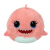 TY Beanie Bouncers Reef Shark – den søte og sprettende rosa haien Reef! Ø7,5 cm