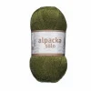 Ullgarn Järbo Alpacka Solo 50 g mørkegrønn – 29113 Forest green