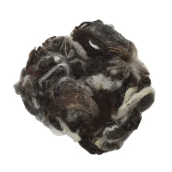 Ull i kruset form, diverse naturfarger, 20 gram
