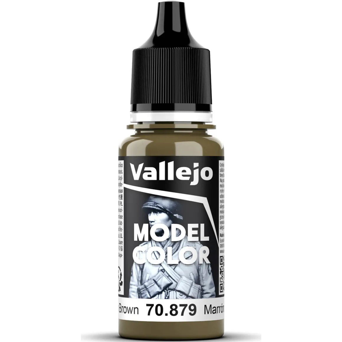 Vallejo Model Color 18 ml Green brown mat 879