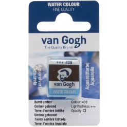 van Gogh akvarellmaling halvkopp – Burnt Umber 409
