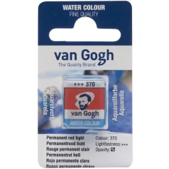 van Gogh akvarellmaling halvkopp – Permanent Red Light 370