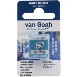 van Gogh akvarellmaling halvkopp – Turquoise Blue 522