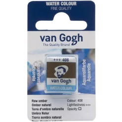 van Gogh akvarellmaling halvkopp – Burnt Sienna 411