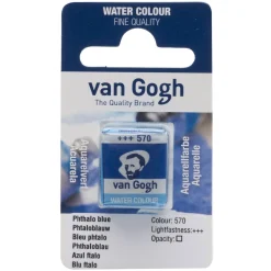 van Gogh akvarellmaling halvkopp – Phthalo blue 570