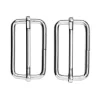 Veskespenne justerbar 2-pakning – 47×23 mm, sølvfarget. Maks rembredde 45 mm