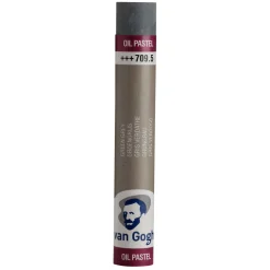 V Gogh oil pastel Green Grey