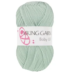 Viking Garn Baby Ull 50 g mintgrønn 337