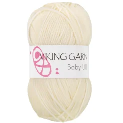Viking Garn Baby Ull 50 g naturhvit 302